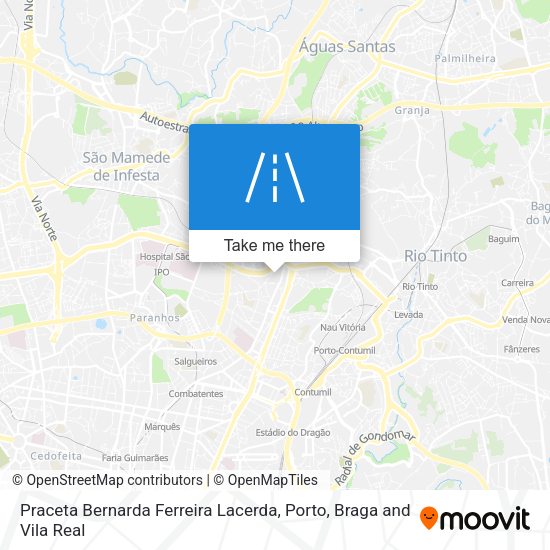 Praceta Bernarda Ferreira Lacerda mapa