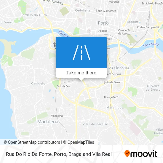 Rua Do Rio Da Fonte map