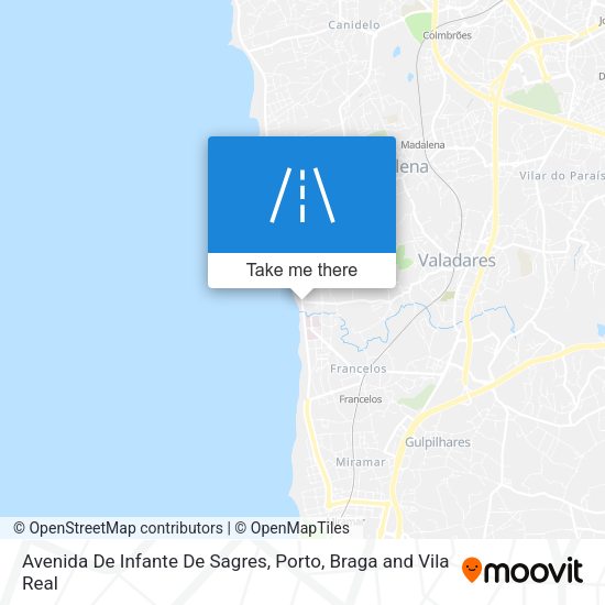 Avenida De Infante De Sagres map