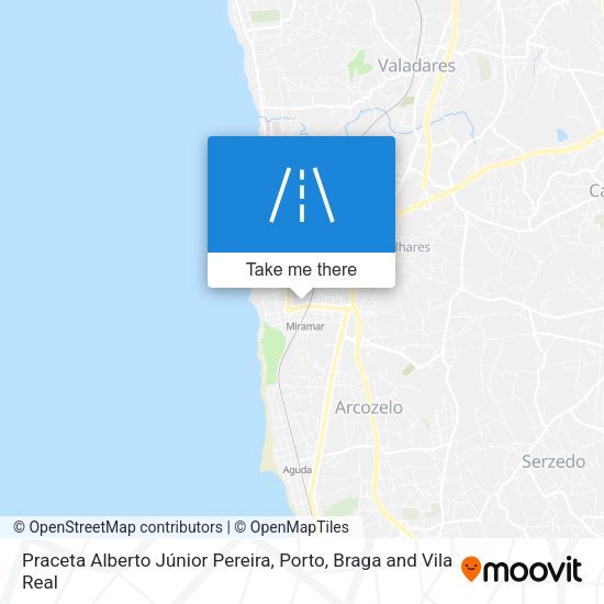 Praceta Alberto Júnior Pereira mapa