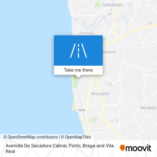 Avenida De Sacadura Cabral mapa