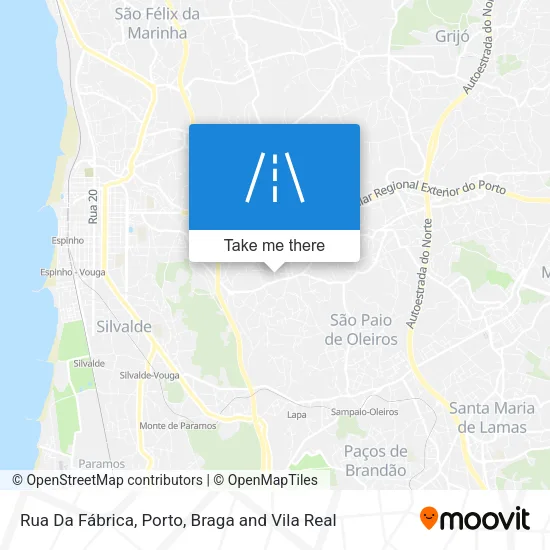 Rua Da Fábrica map