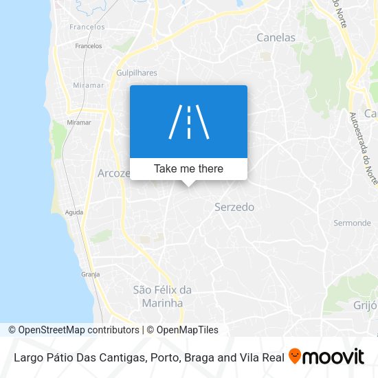 Largo Pátio Das Cantigas map