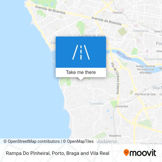 Rampa Do Pinheiral mapa