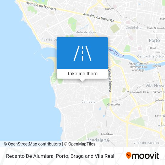 Recanto De Alumiara mapa