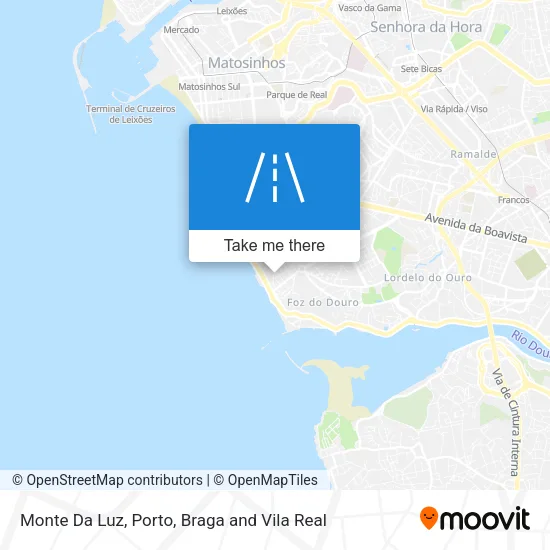 Monte Da Luz map