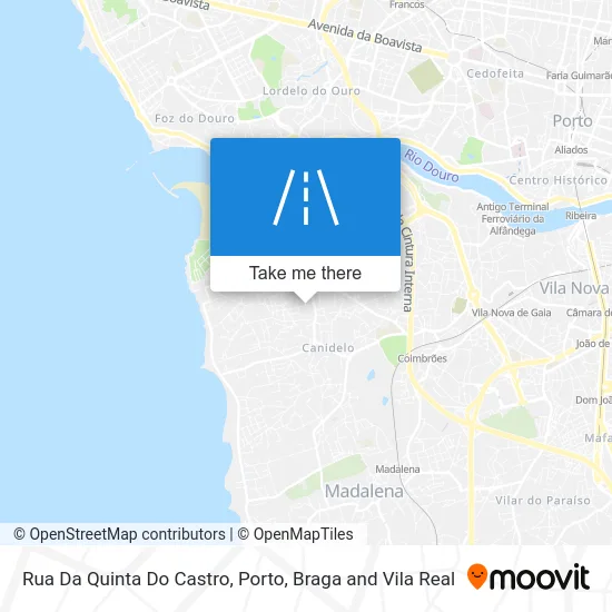 Rua Da Quinta Do Castro map