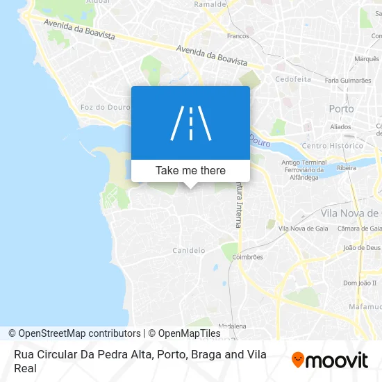 Rua Circular Da Pedra Alta map