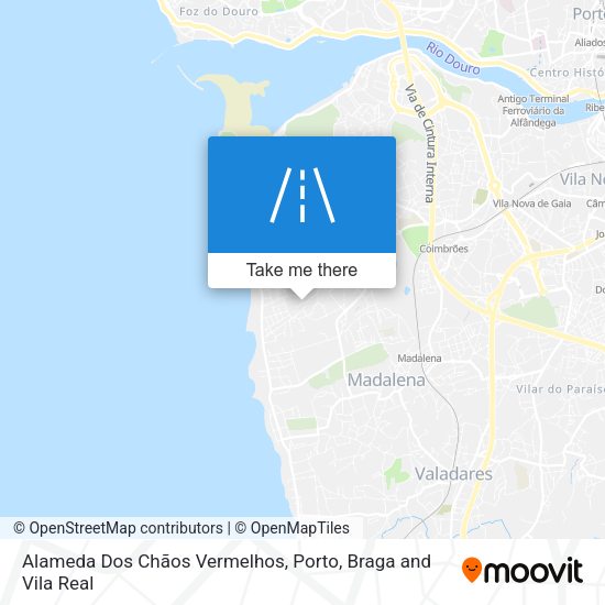 Alameda Dos Chãos Vermelhos map