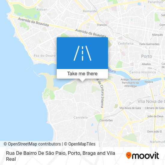 Rua De Bairro De São Paio map