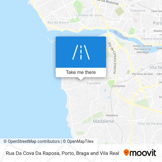 Rua Da Cova Da Raposa map
