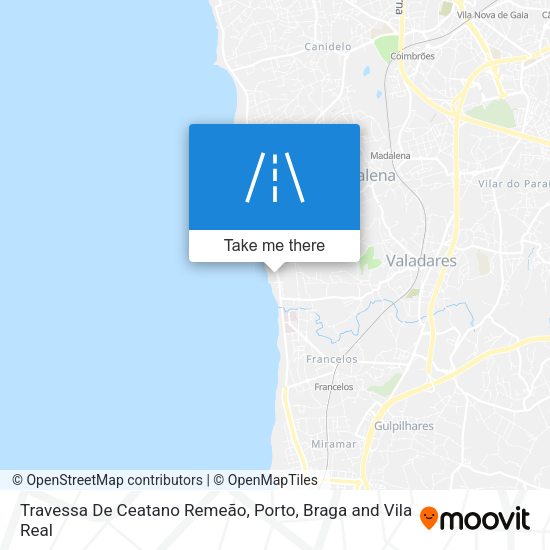 Travessa De Ceatano Remeão map