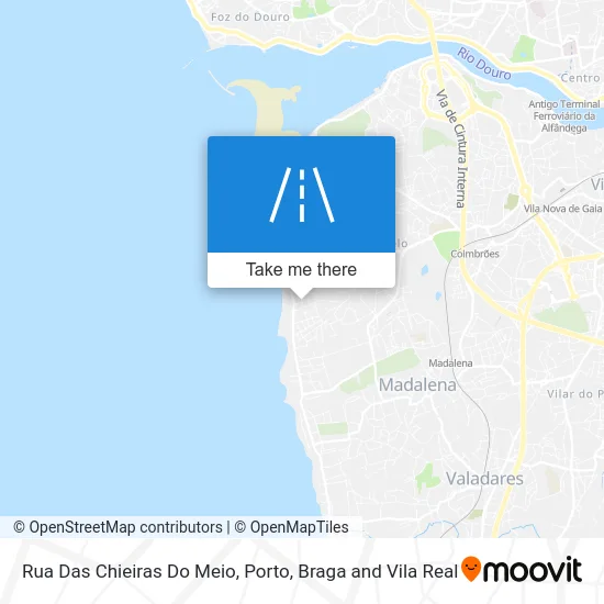 Rua Das Chieiras Do Meio map