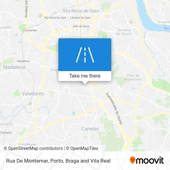 Rua De Montemar map