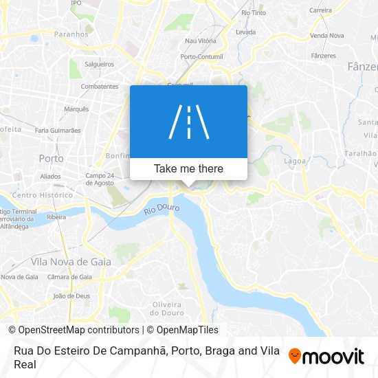 Rua Do Esteiro De Campanhã mapa