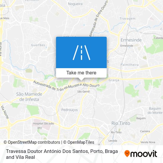 Travessa Doutor António Dos Santos mapa