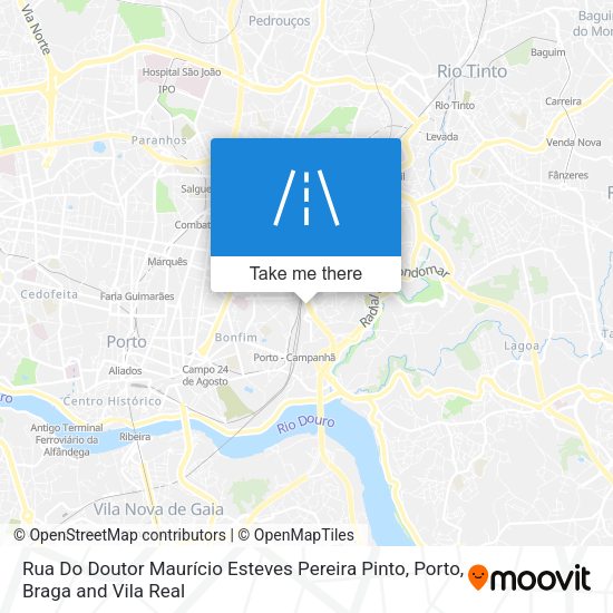Rua Do Doutor Maurício Esteves Pereira Pinto mapa