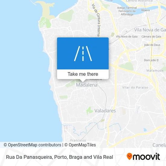 Rua Da Panasqueira map