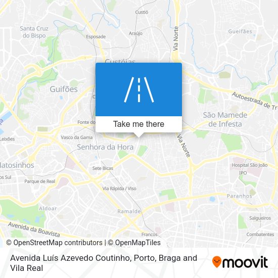 Avenida Luís Azevedo Coutinho map