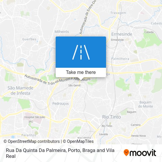 Rua Da Quinta Da Palmeira map