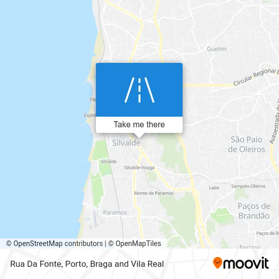 Rua Da Fonte map