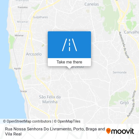 Rua Nossa Senhora Do Livramento mapa