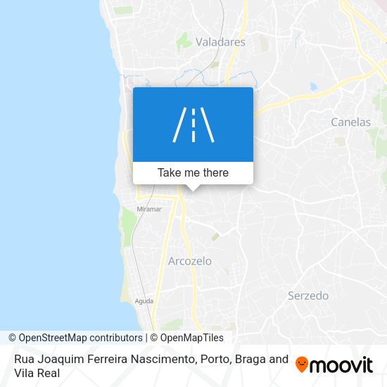 Rua Joaquim Ferreira Nascimento map