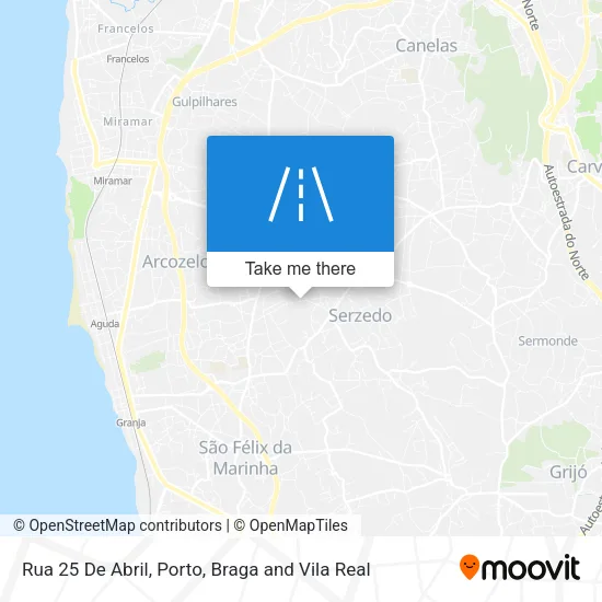 Rua 25 De Abril map