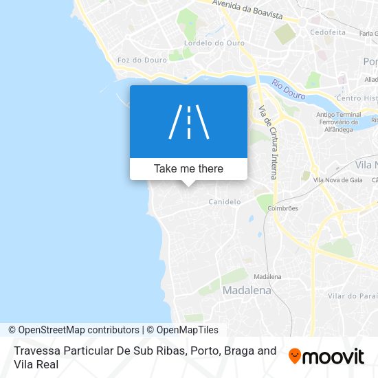 Travessa Particular De Sub Ribas map