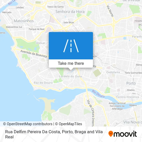 Rua Delfim Pereira Da Costa map