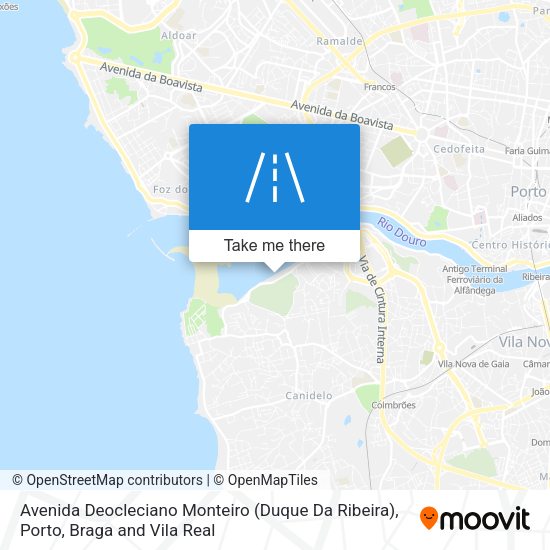 Avenida Deocleciano Monteiro (Duque Da Ribeira) mapa