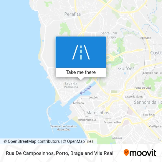 Rua De Camposinhos map