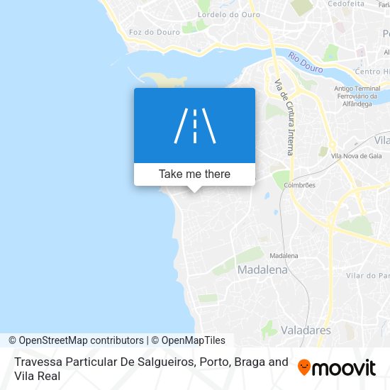 Travessa Particular De Salgueiros map