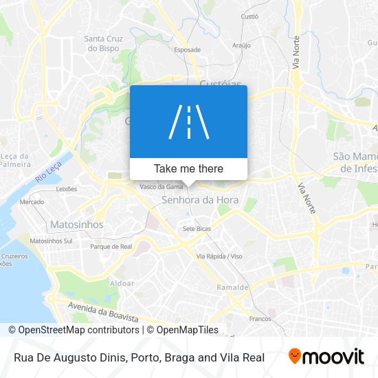 Rua De Augusto Dinis mapa