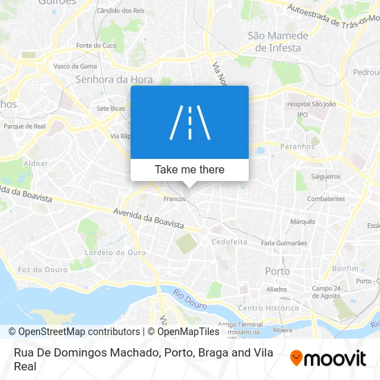 Rua De Domingos Machado map