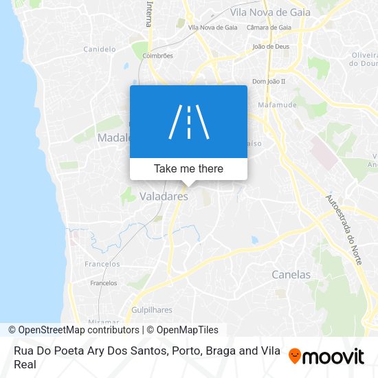 Rua Do Poeta Ary Dos Santos mapa