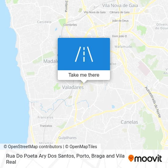 Rua Do Poeta Ary Dos Santos map