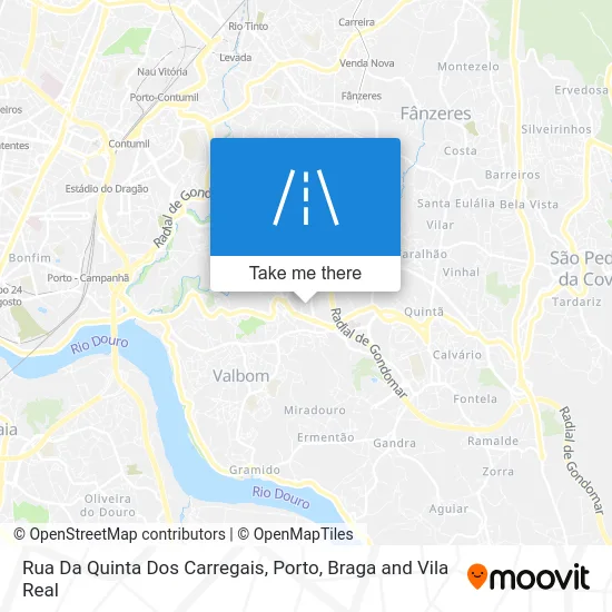 Rua Da Quinta Dos Carregais map