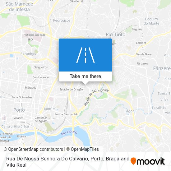 Rua De Nossa Senhora Do Calvário mapa