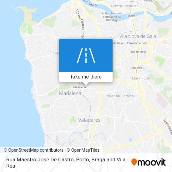 Rua Maestro José De Castro map