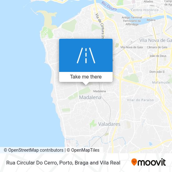 Rua Circular Do Cerro mapa