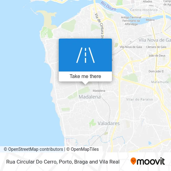 Rua Circular Do Cerro map