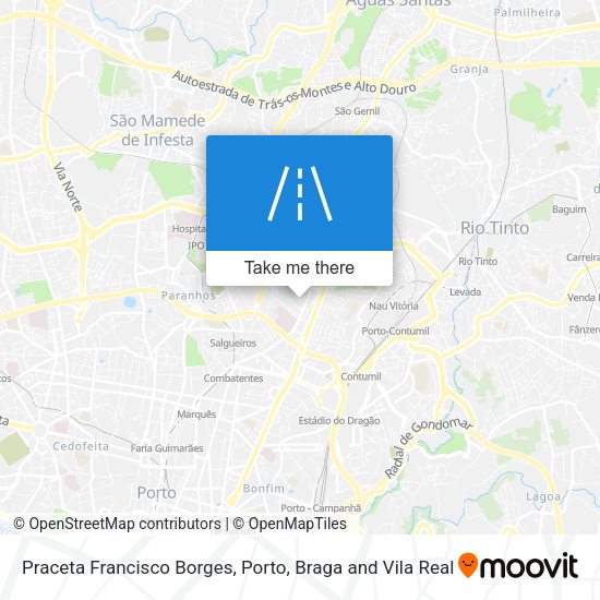 Praceta Francisco Borges mapa