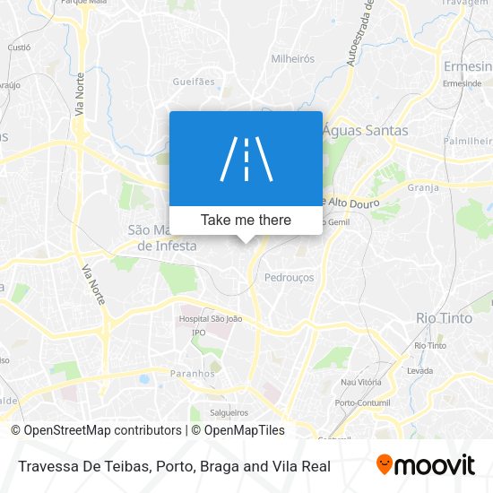 Travessa De Teibas mapa