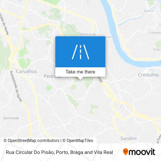 Rua Circular Do Pisão map