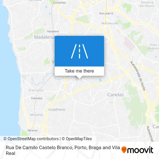Rua De Camilo Castelo Branco map