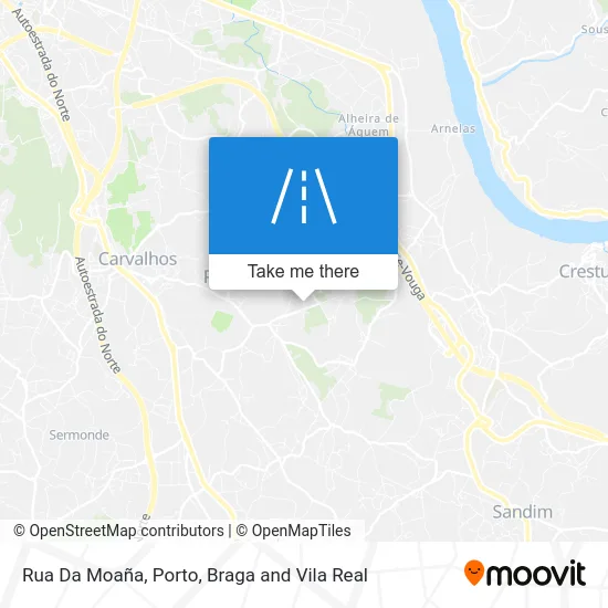 Rua Da Moaña map