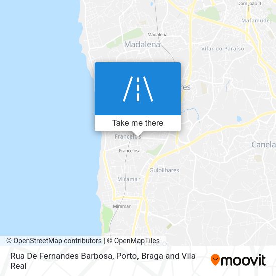 Rua De Fernandes Barbosa mapa