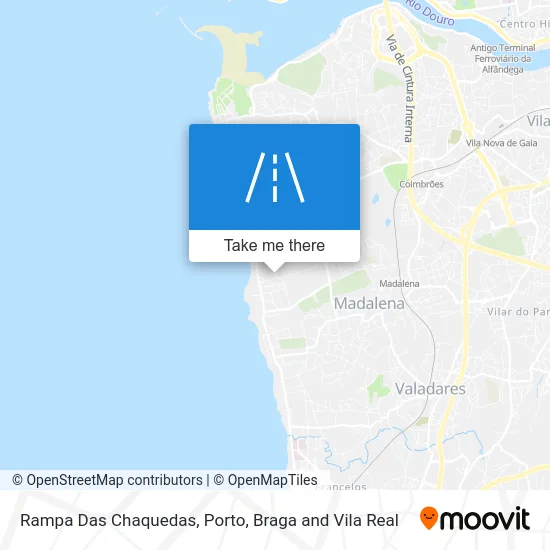 Rampa Das Chaquedas mapa