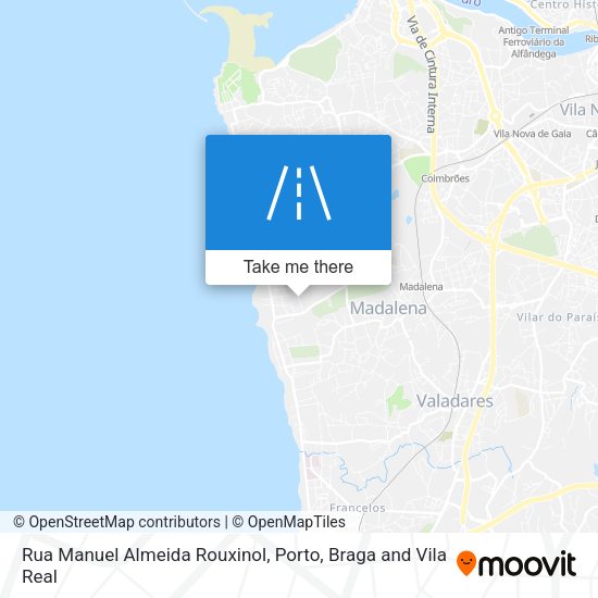 Rua Manuel Almeida Rouxinol map